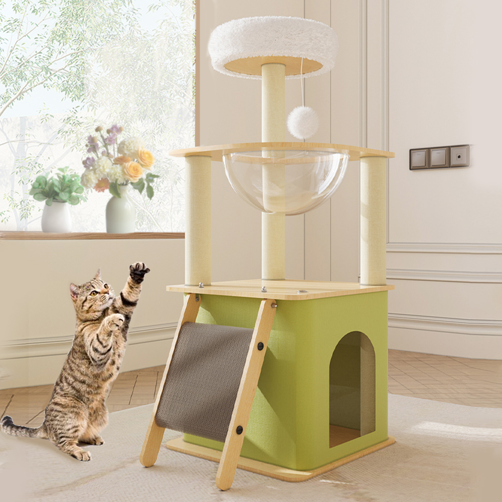 Cat Scratching Post - Multi-layer Cats Towers W/ Plush Jumping