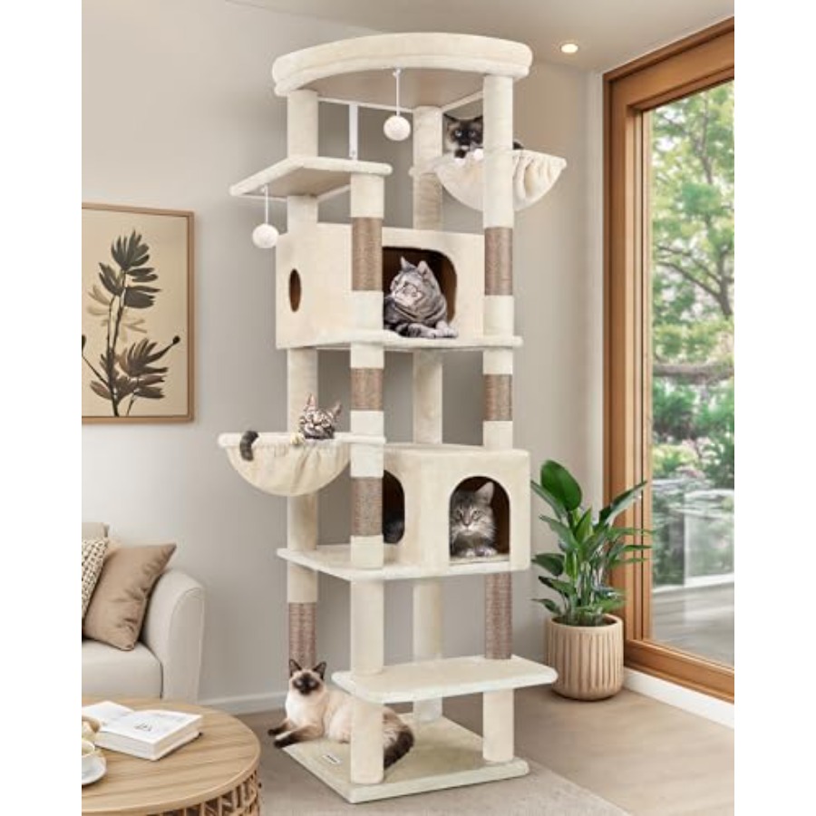 Cat Scratching Post - Heavy Duty Cat Tree 74in Sturdy