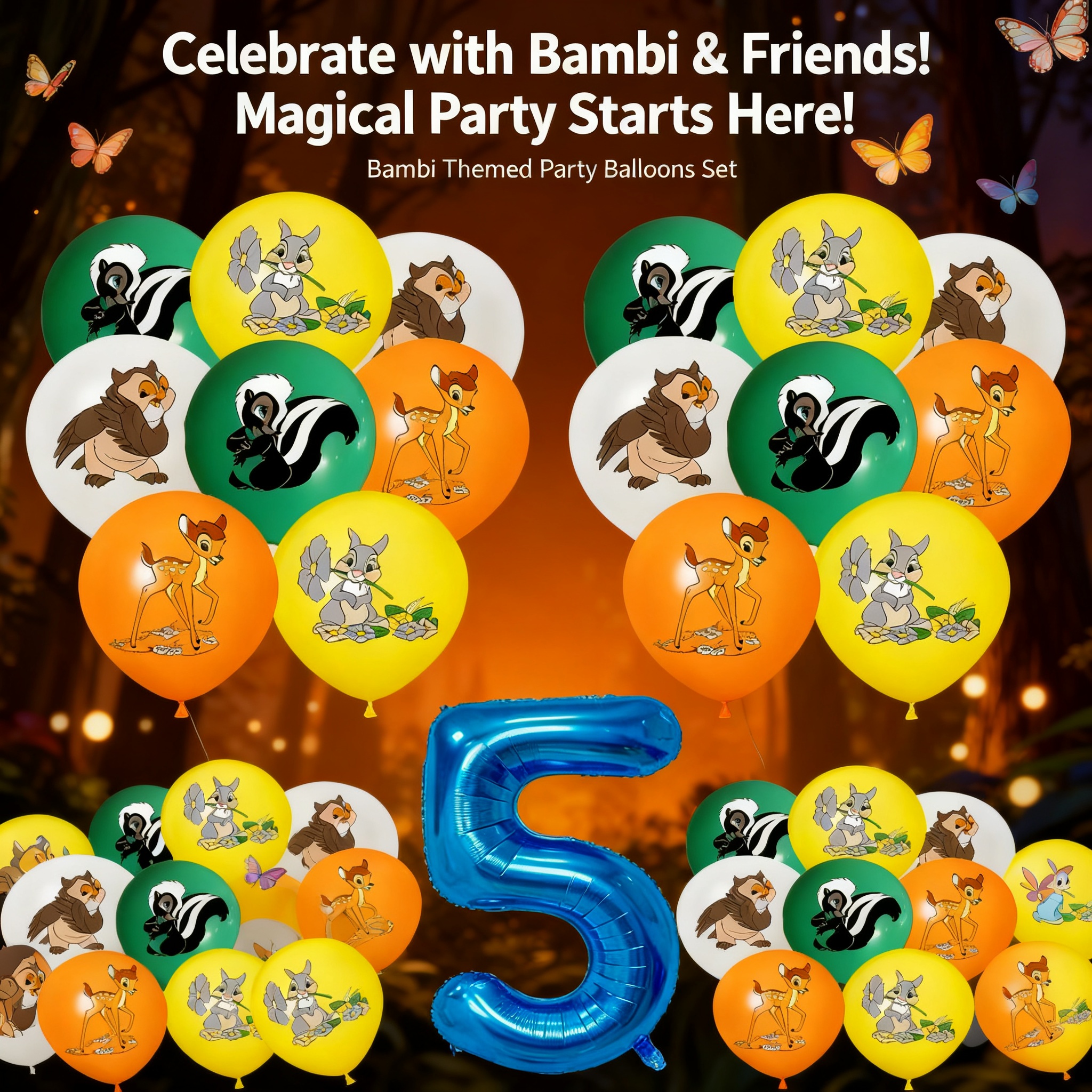 Pet Supplies Usa - Bambi Forest Pet Deer Birthday Party