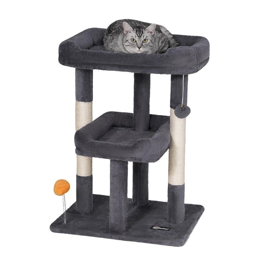Cat Scratching Post - 27.6Inch Cat Tree, Cat Tower for
