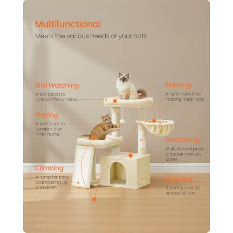 Cat Tree Cat Tower Condo with  - Cat Scratching Post recensie en prijs