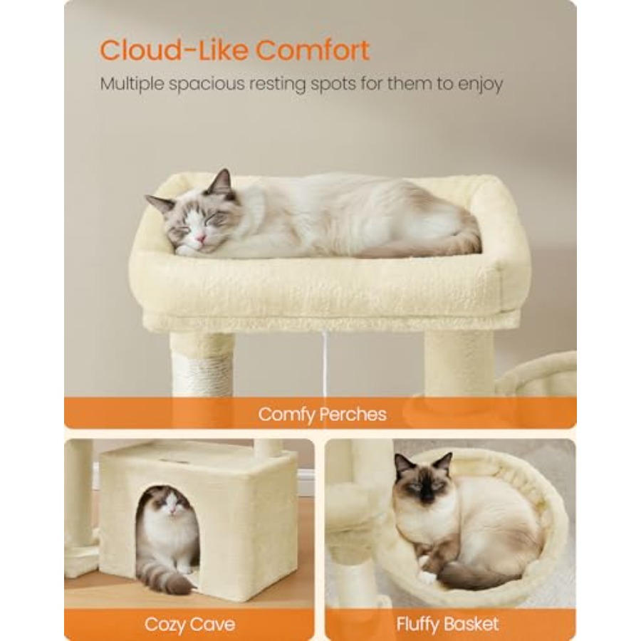 Cat Tree Cat Tower Condo with  - Cat Scratching Post recensie en prijs
