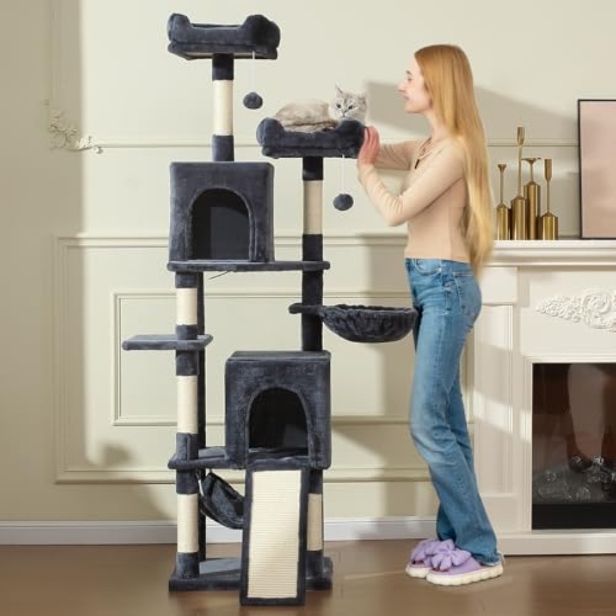 Cat Tree 70-Inch Cat Tree Towe - Cat Scratching Post recensie en prijs