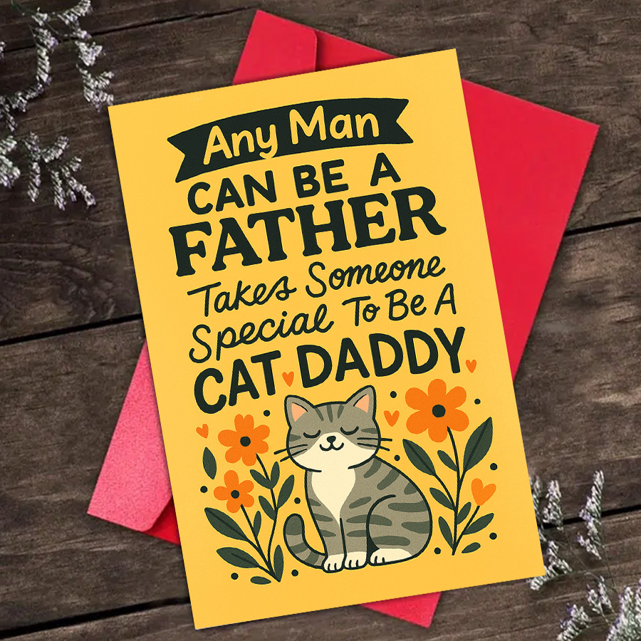 1Pcs Father's Day Greeting Car - Pet Supplies Gift Card recensie en prijs