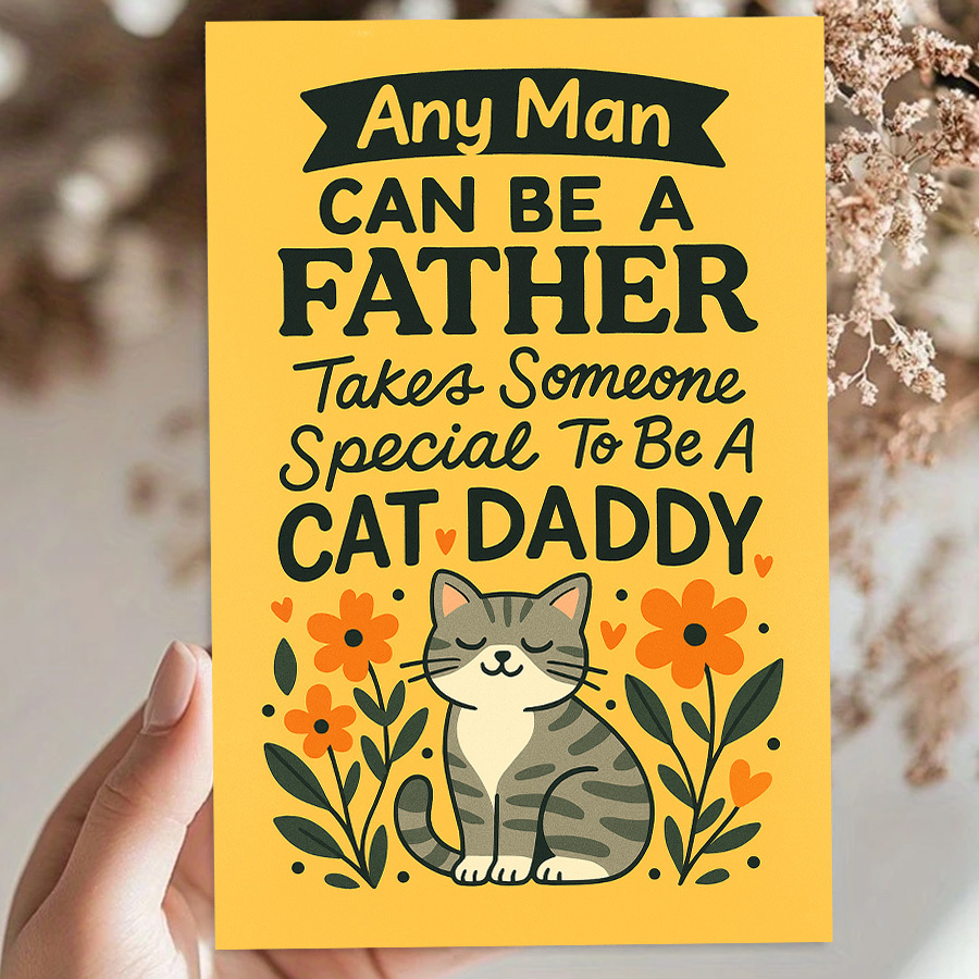 1Pcs Father's Day Greeting Car - Pet Supplies Gift Card recensie en prijs