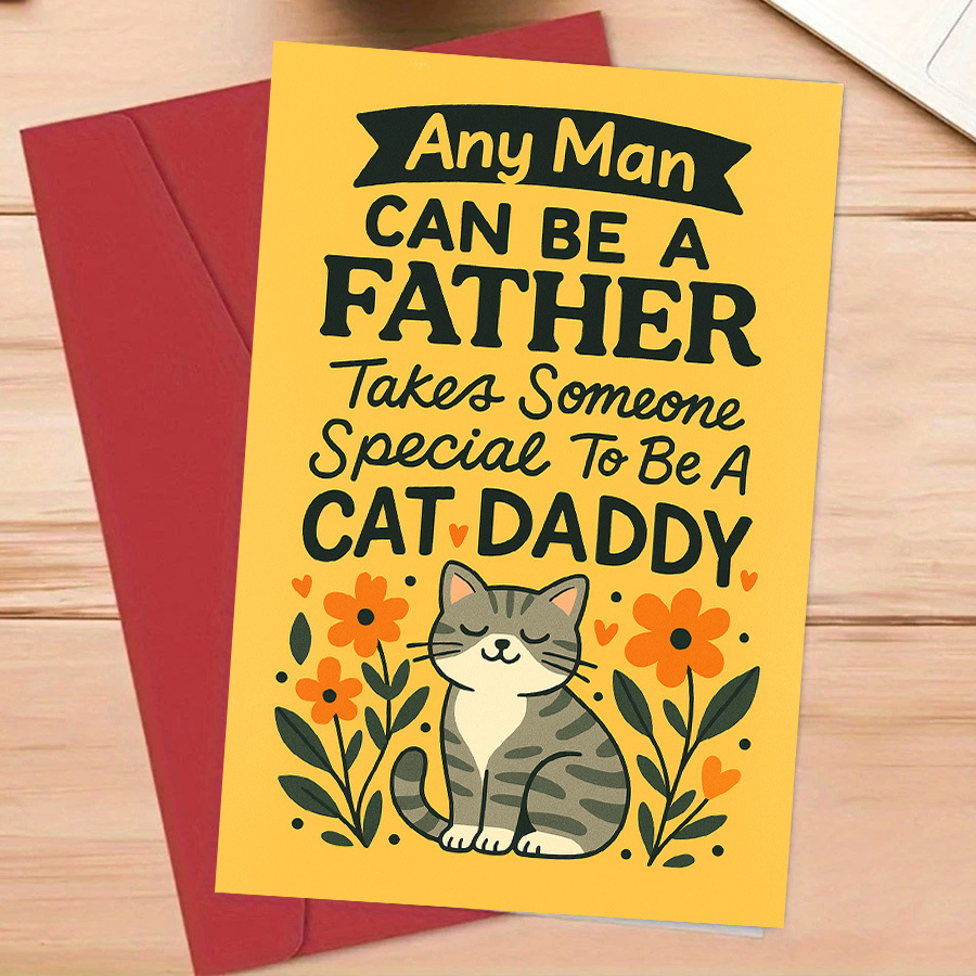 1Pcs Father's Day Greeting Car - Pet Supplies Gift Card recensie en prijs