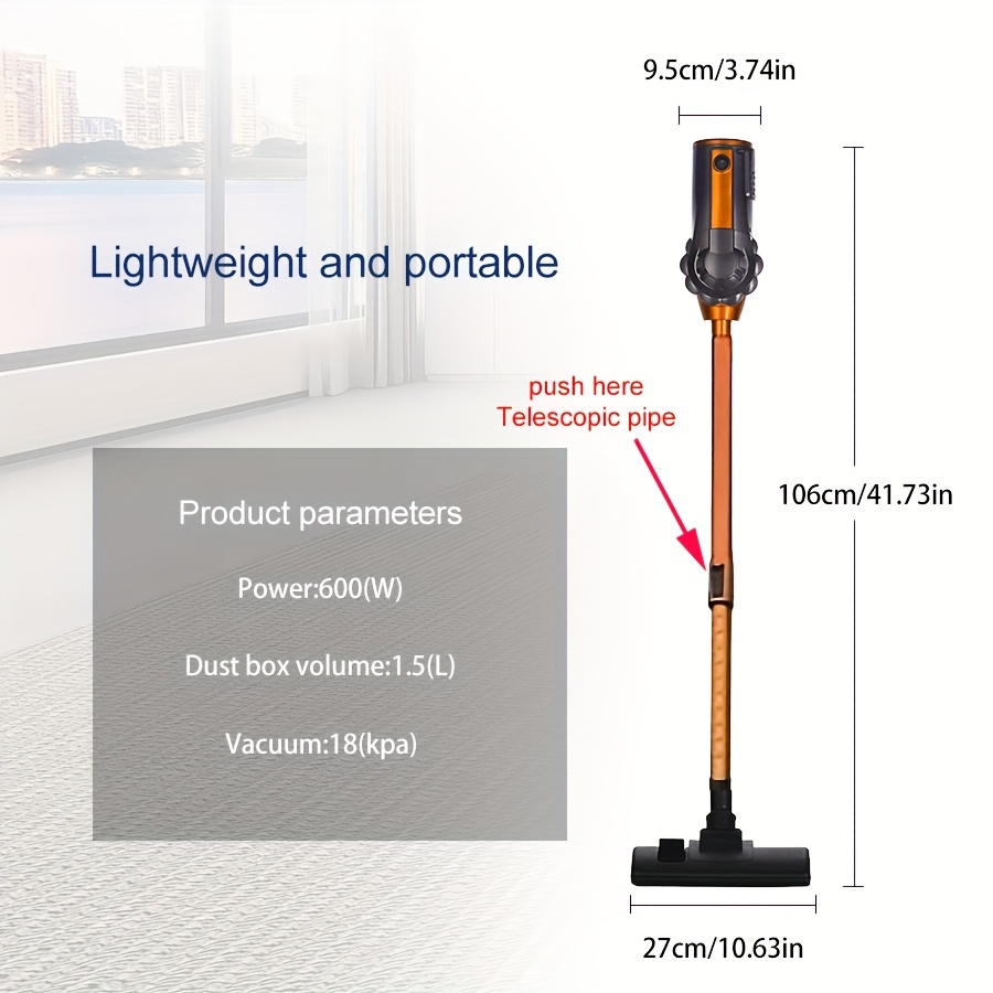 600W 110V 18KPa Corded Stick V - Pet Supplies Usa recensie en prijs