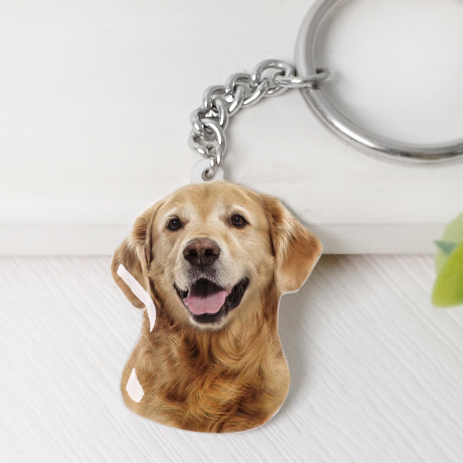 Custom Pet Photo Keychain Pers - Pet Supplies Store recensie en prijs