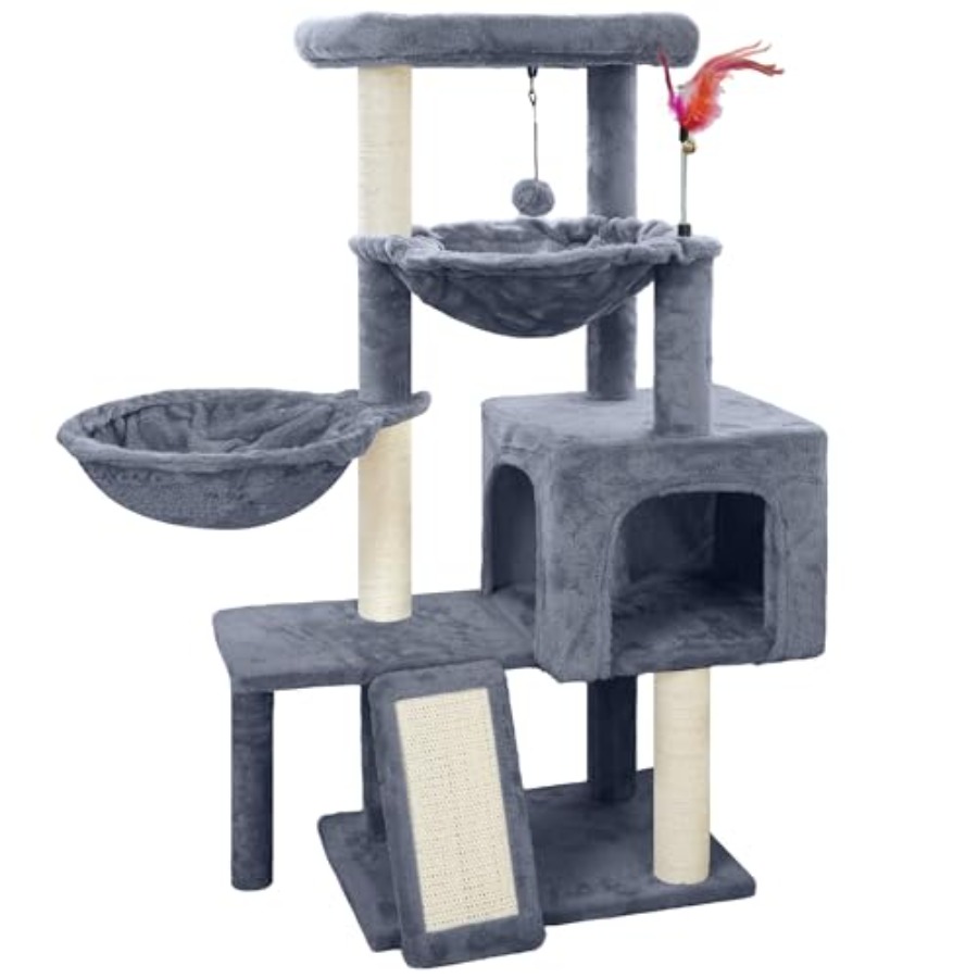 Cat Tree with Cat Condo and Tw - Cat Scratching Post recensie en prijs