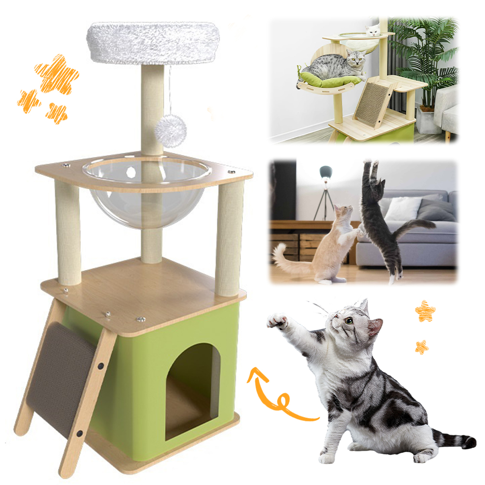 Multi-layer Cats Towers W/ Plu - Cat Scratching Post recensie en prijs