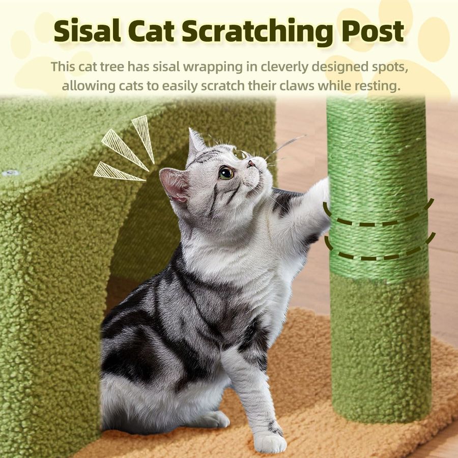 MS043T Cat Tree, 32.2Inch Cat  - Cat Scratching Post recensie en prijs