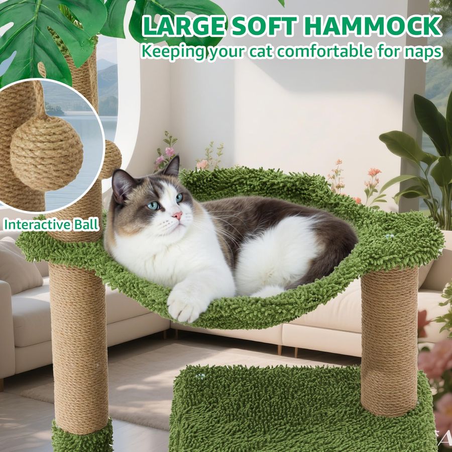 Cat Tree Tower for Indoor Cats - Cat Scratching Post recensie en prijs