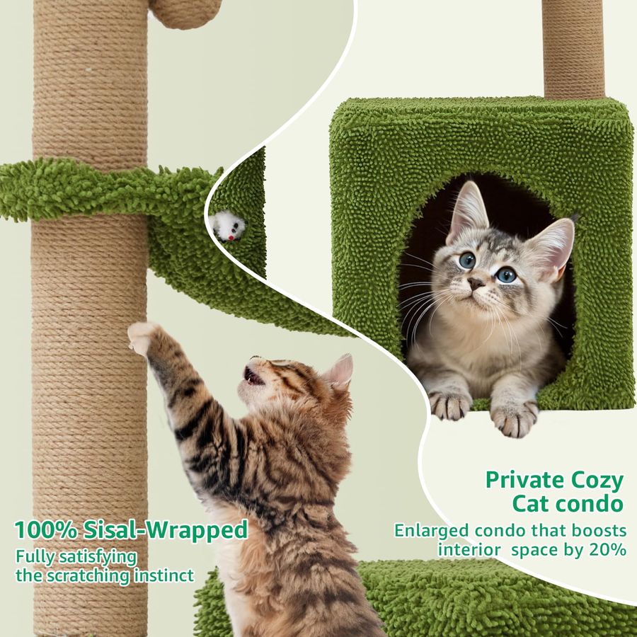 Cat Tree Tower for Indoor Cats - Cat Scratching Post recensie en prijs
