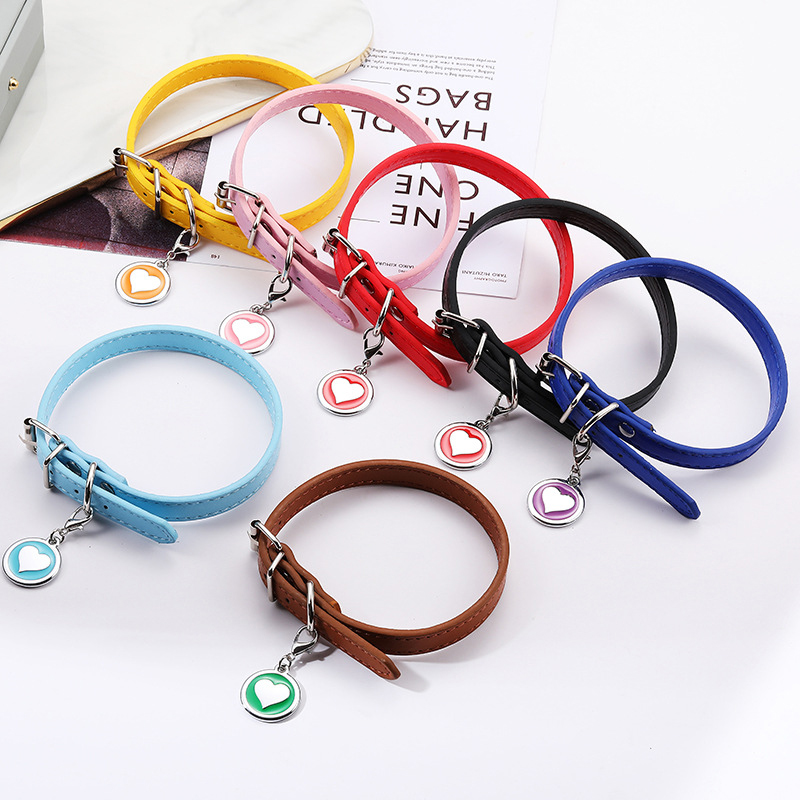 Pet Cat Dog Leather Collar Sta - Pet Supplies Login recensie en prijs