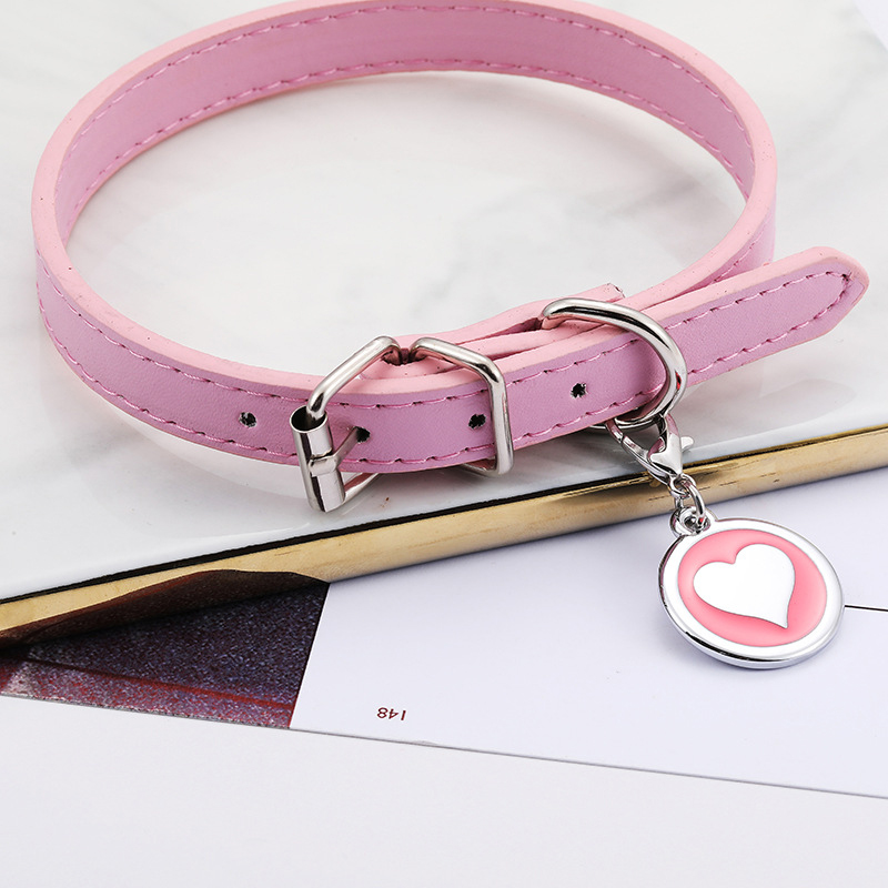 Pet Cat Dog Leather Collar Sta - Pet Supplies Login recensie en prijs