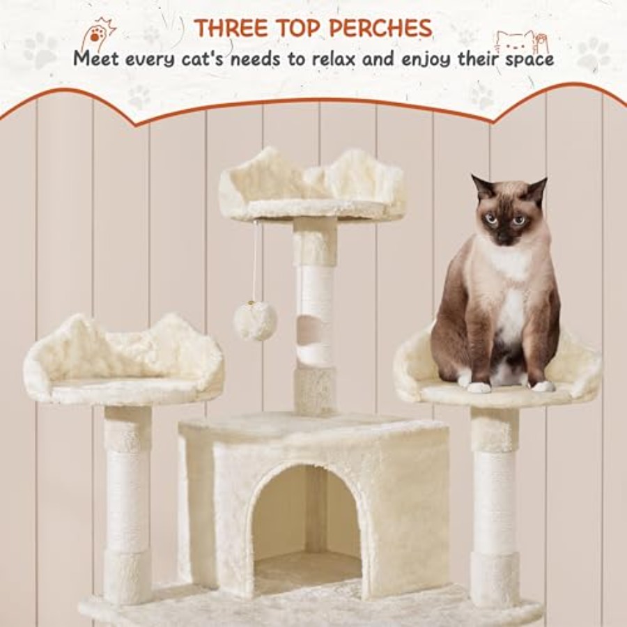 76.5in Multi-Level Large Cat T - Cat Scratching Post recensie en prijs