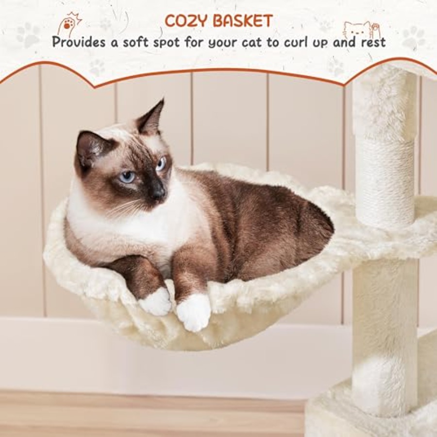 76.5in Multi-Level Large Cat T - Cat Scratching Post recensie en prijs