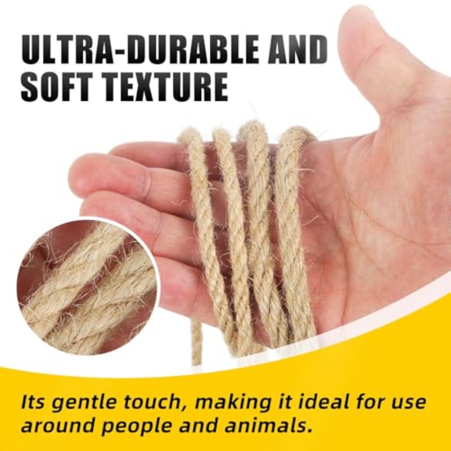 Natural Jute Twine 8MM x 50FT  - Cat Scratching Post recensie en prijs