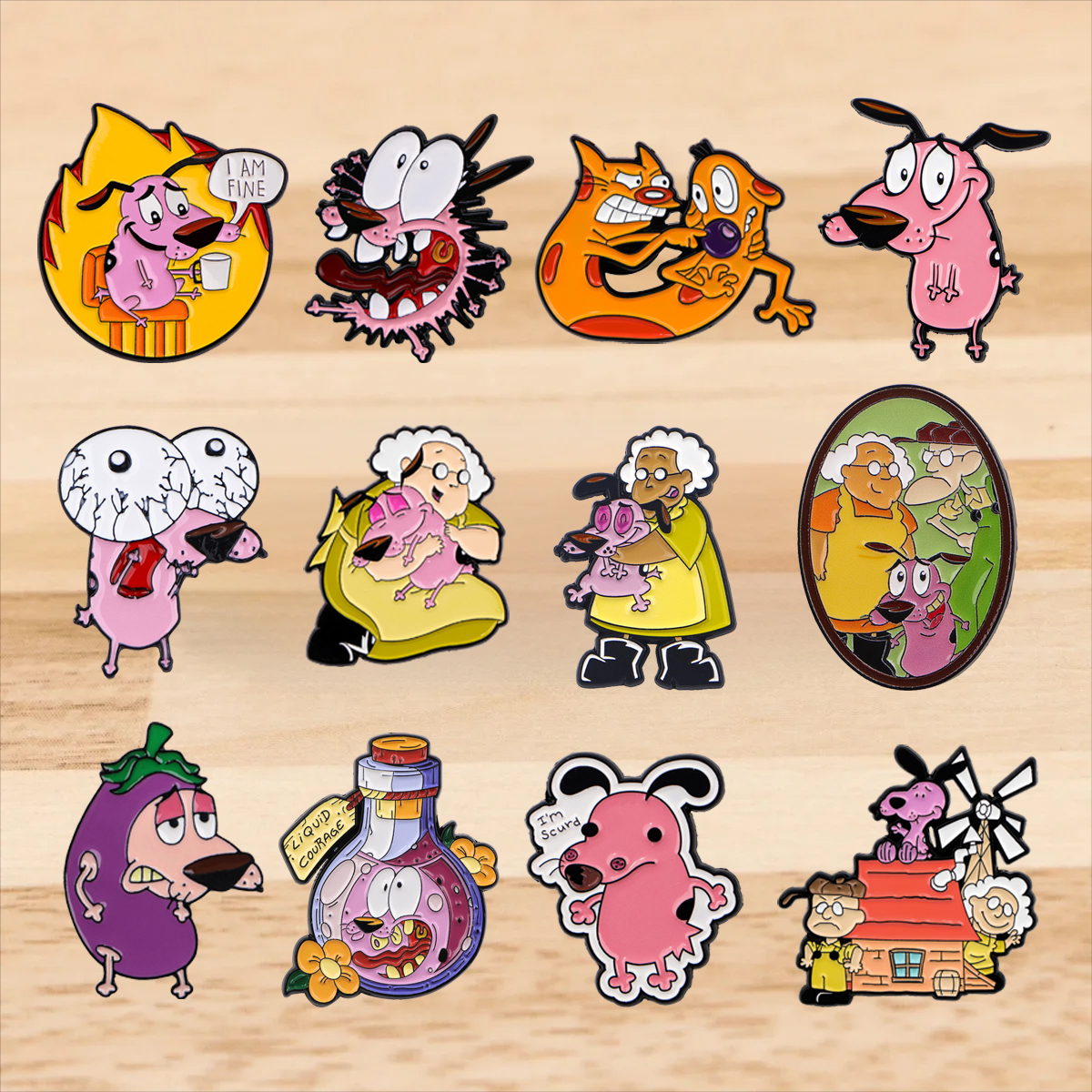 Cartoon Figure Enamel Pins Pin - Pet Supplies Store recensie en prijs