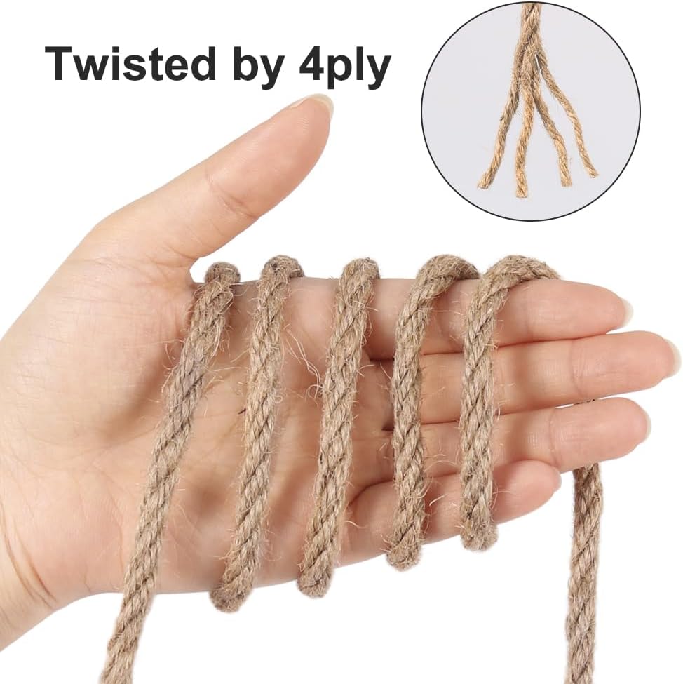 6mm Jute Rope 50ft, Natural Tw - Cat Scratching Post recensie en prijs
