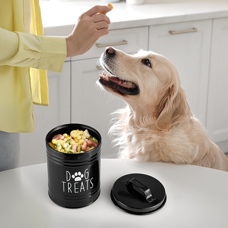 Metal Dog Treat Container Dog  - Pet Supplies Is Food recensie en prijs
