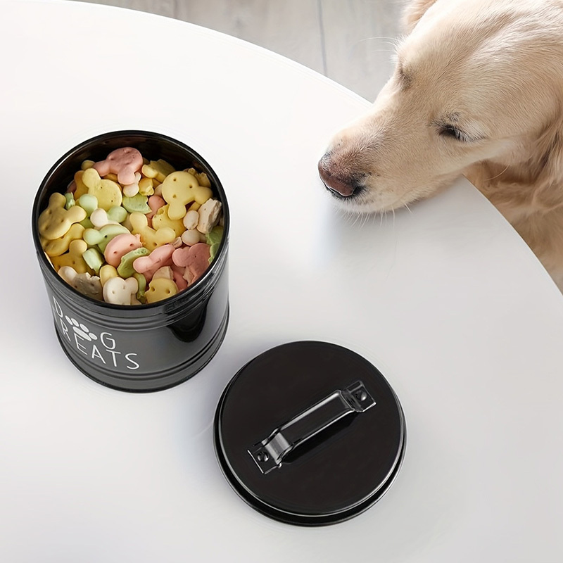 Metal Dog Treat Container Dog  - Pet Supplies Is Food recensie en prijs