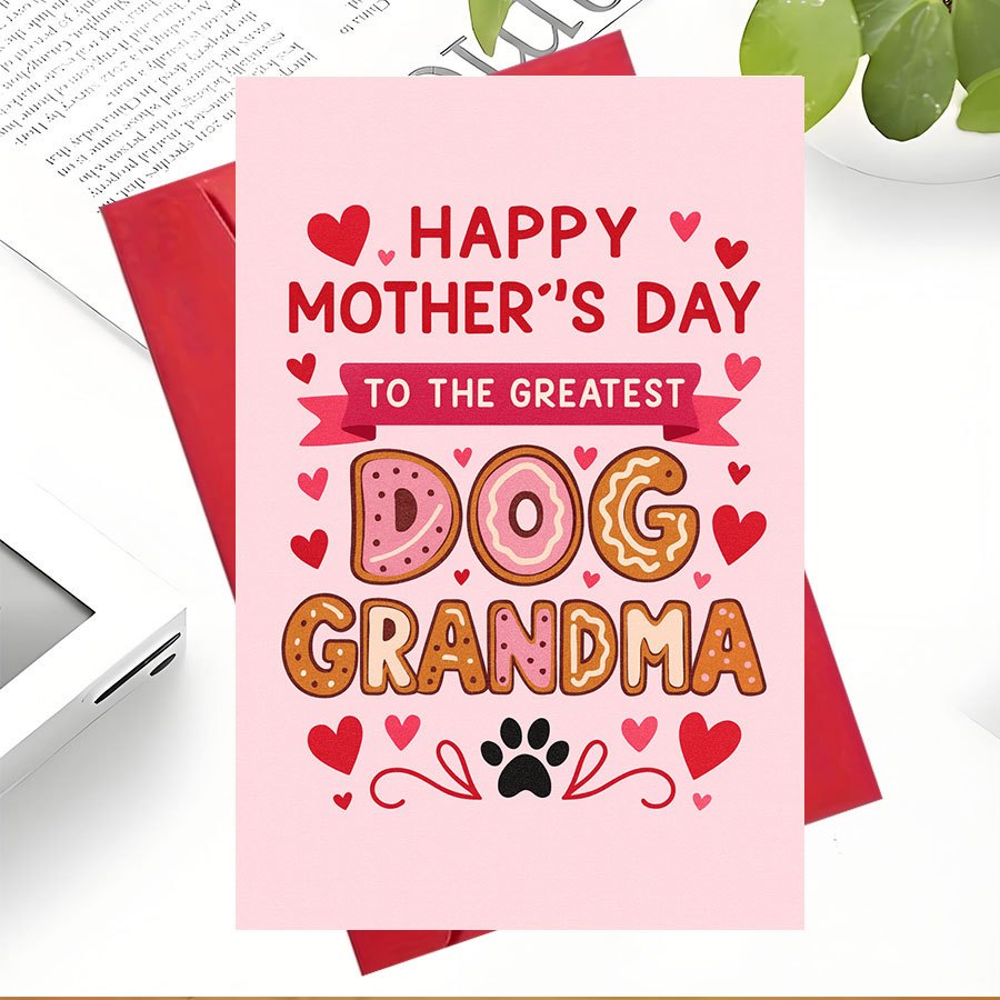 1Pcs Mother's Day Greeting Car - Pet Supplies Gift Card recensie en prijs