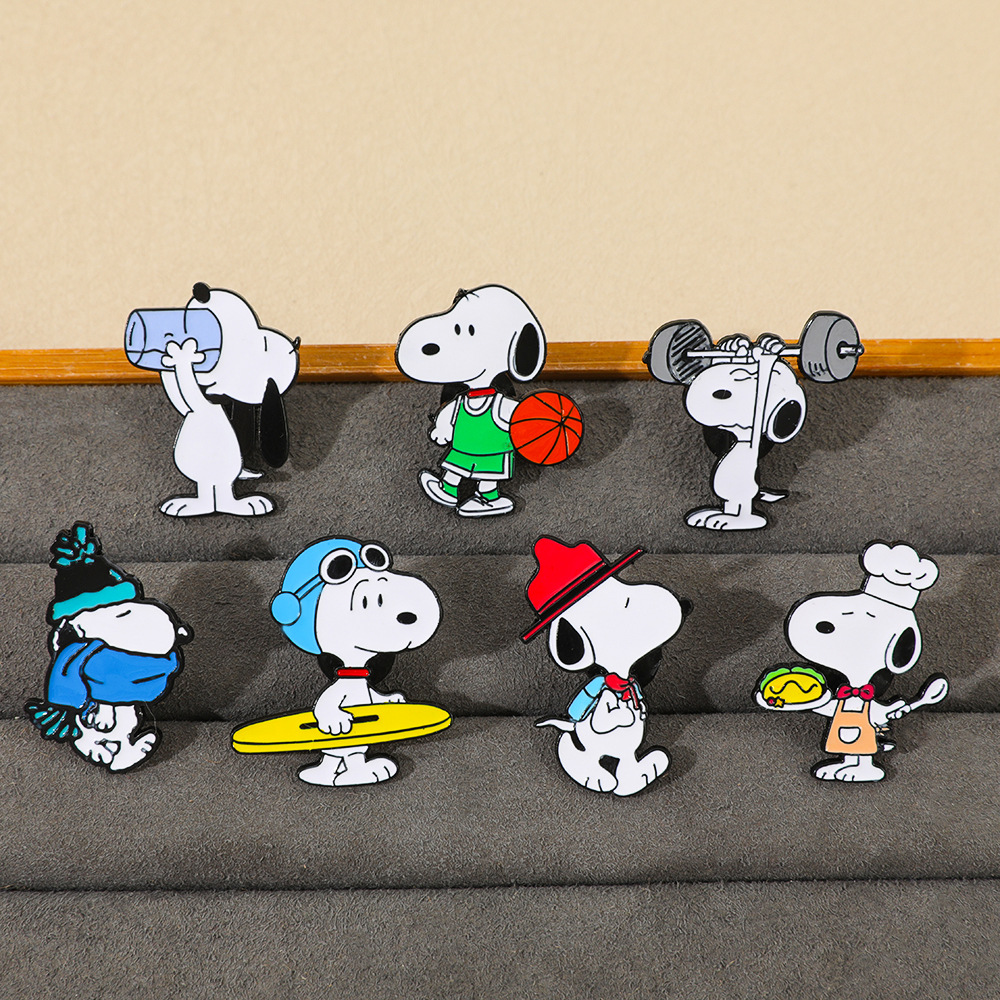 7Pcs Cartoon Snoopy Brooch Bad - Pet Supplies Store recensie en prijs
