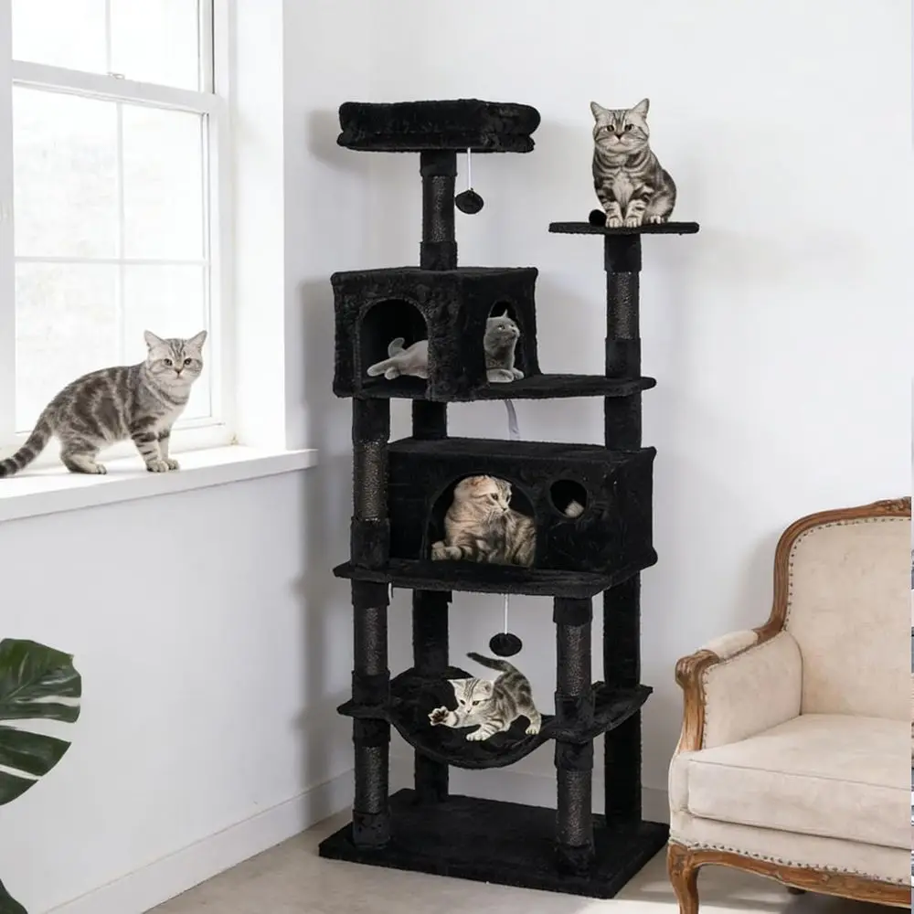 67 Multi-Layered XL Cat Tower  - Cat Scratching Post recensie en prijs
