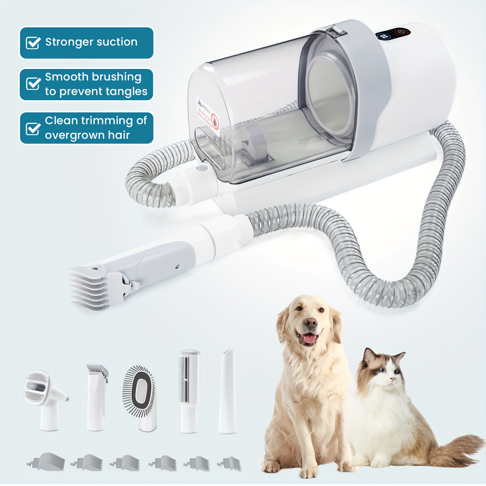New Pet Grooming Vacuum Kit 5  - Pet Supplies Usa recensie en prijs