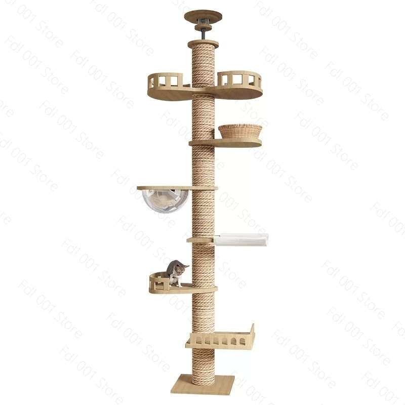 Adjustable Cat Tree House Cat  - Cat Scratching Post recensie en prijs