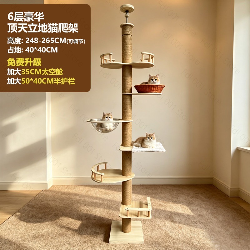 Adjustable Cat Tree House Cat  - Cat Scratching Post recensie en prijs