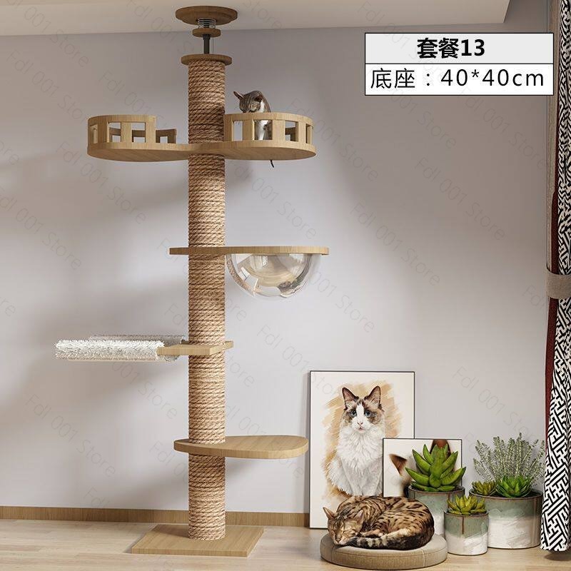 Adjustable Cat Tree House Cat  - Cat Scratching Post recensie en prijs