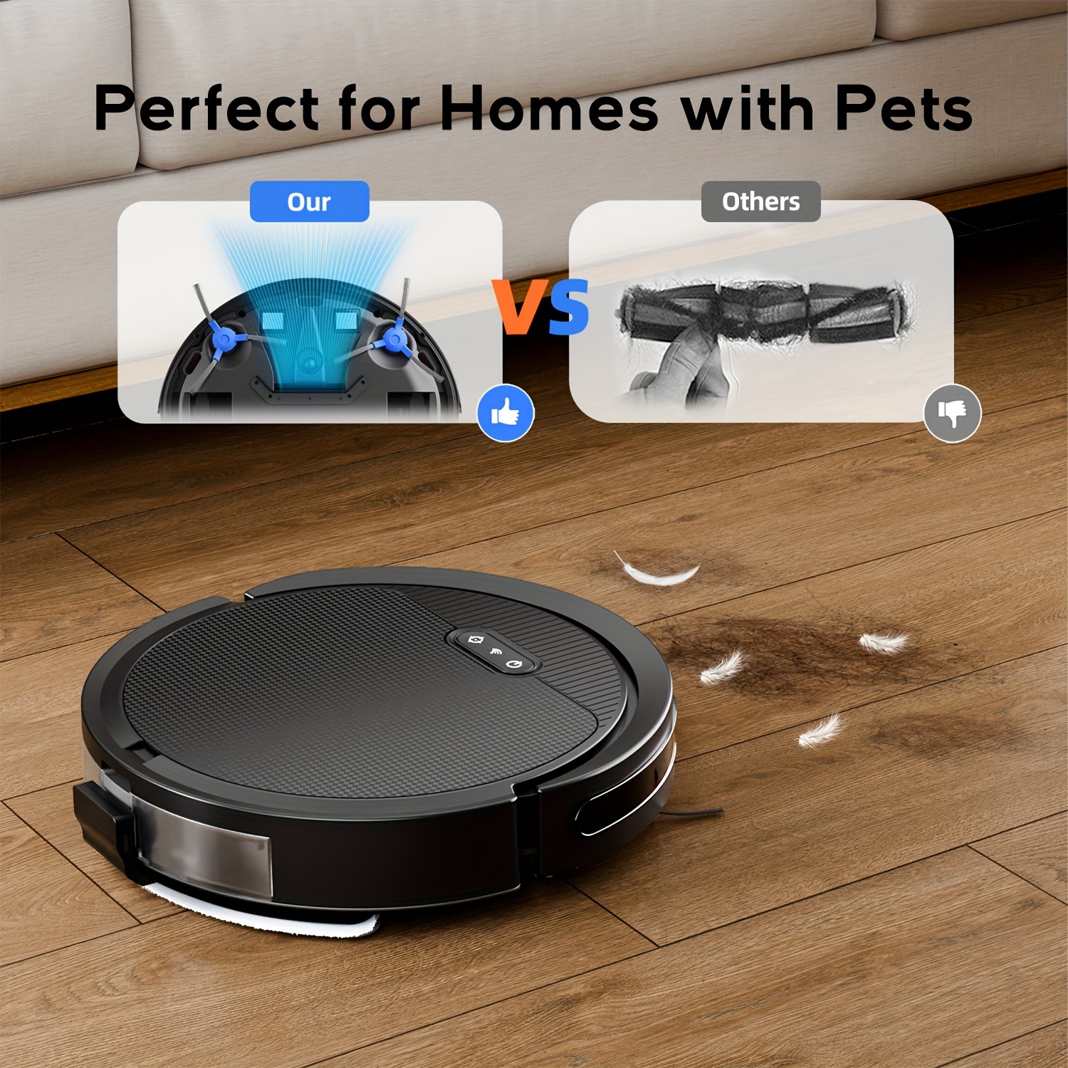 Robot Vacuum Cleaner, Strong S - Pet Supplies Usa recensie en prijs